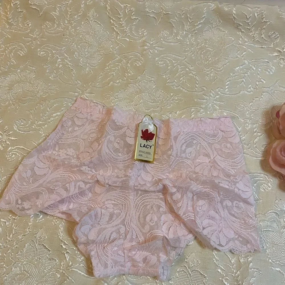 Lacy Boyshorts sexy panties pack of 2 size large